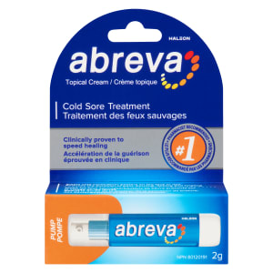 Abreva Cold Sore Treatment Topical Cream Pump 2 g