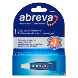 Abreva Topical Cream Cold Sore Treatment 2 g