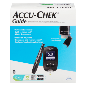 Accu-Chek Guide Wireless Blood Glucose Meter and Virtually Pain-Free Lancing Device