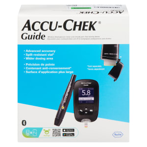 Accu-Chek Guide Wireless Blood Glucose Meter and Virtually Pain-Free Lancing Device
