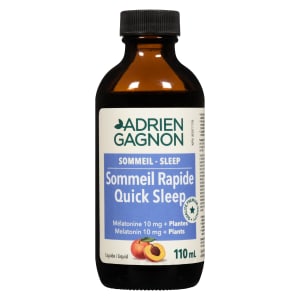 Adrien Gagnon Quick Sleep Melatonin 10 mg + Plants Liquid 110 ml