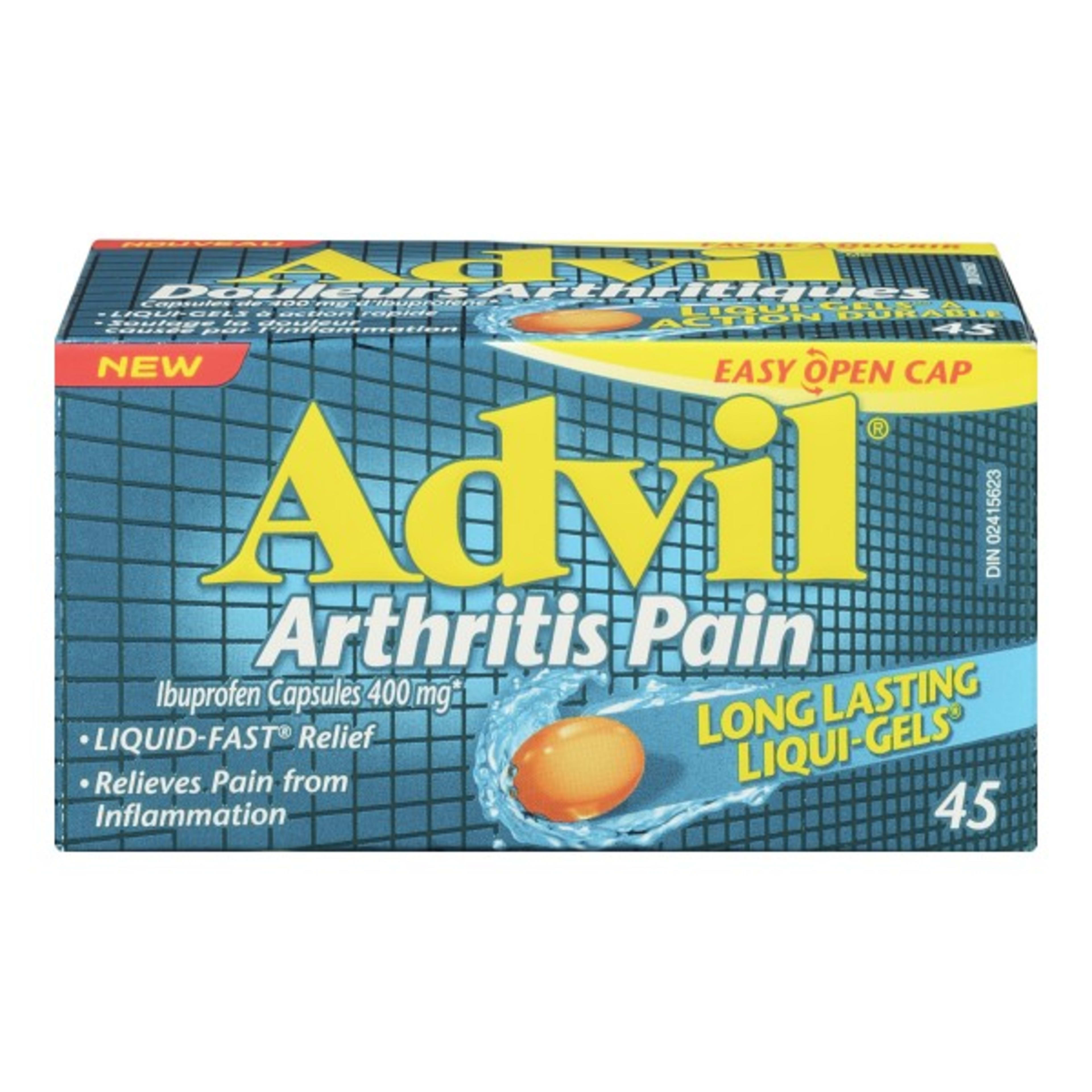 Advil Arthritis Pain 45 Capsules