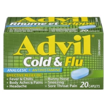 Advil Cold and Flu Caplets 20 Count