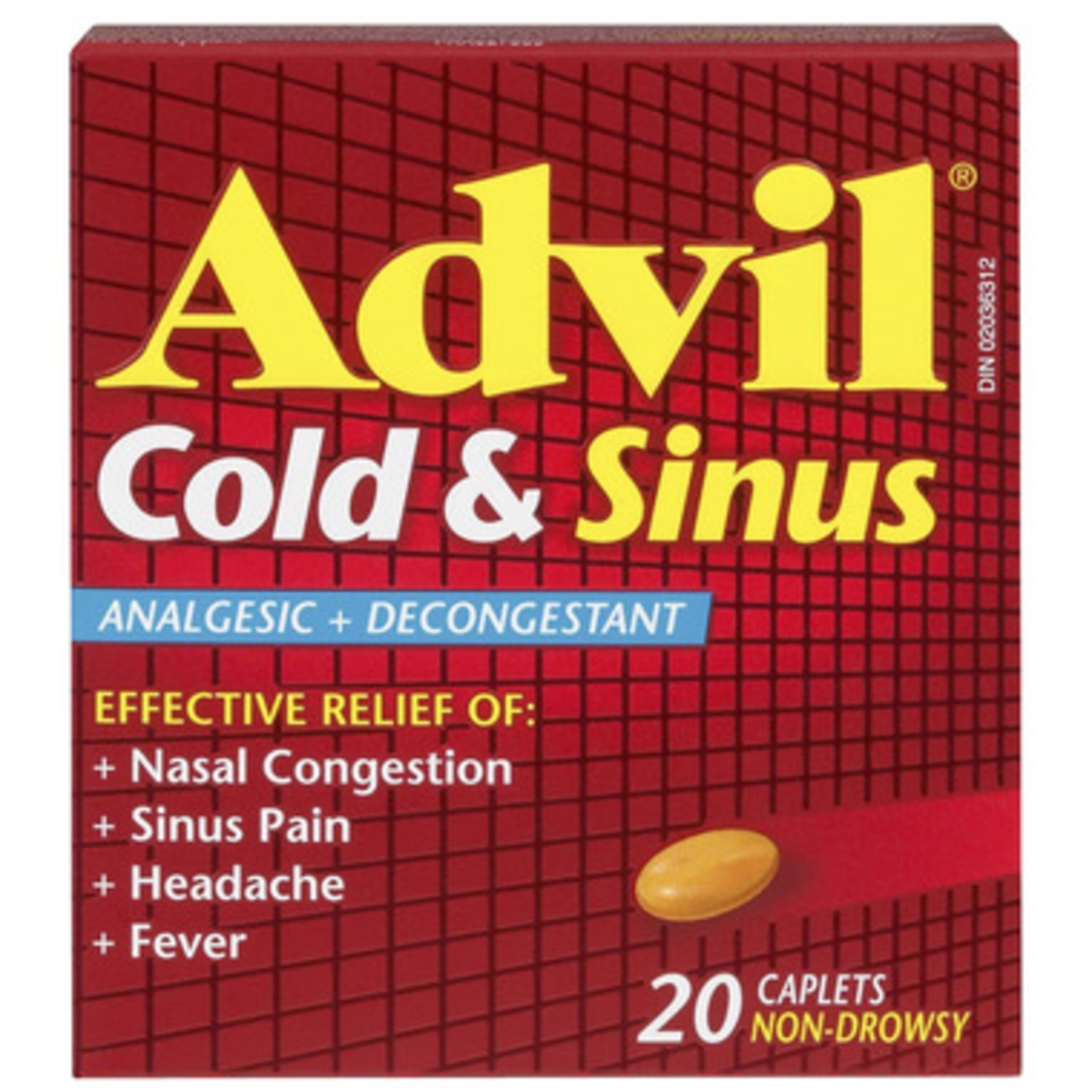 Advil Cold & Sinus 20 Caplets