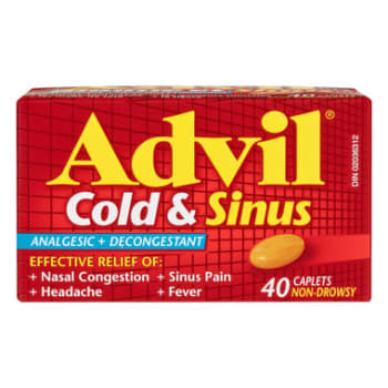 Advil Cold and Sinus Caplets 40 Count