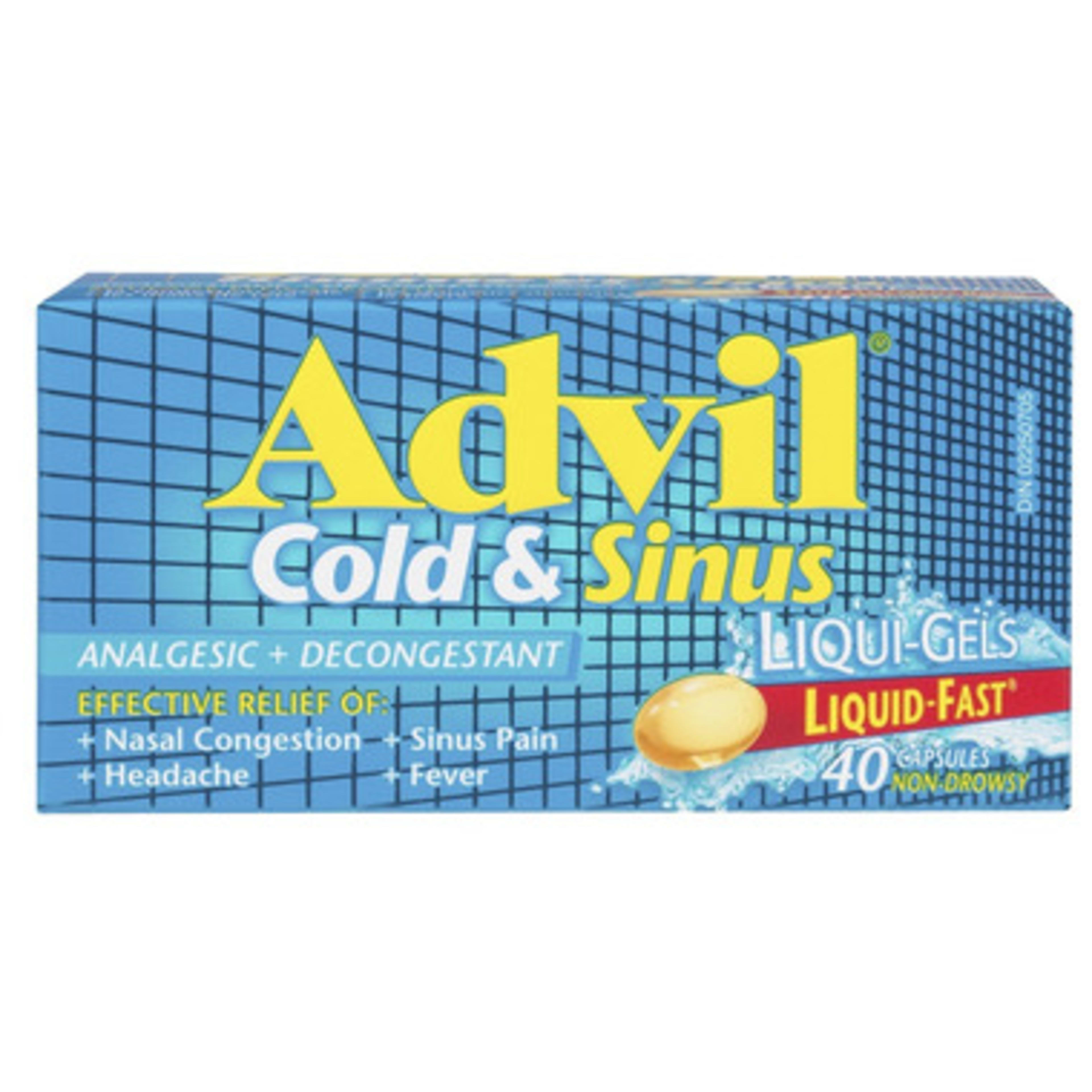 Advil Liqui-Gels Cold & Sinus 40 Capsules