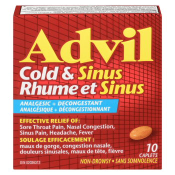 Advil Cold & Sinus 10 Caplets
