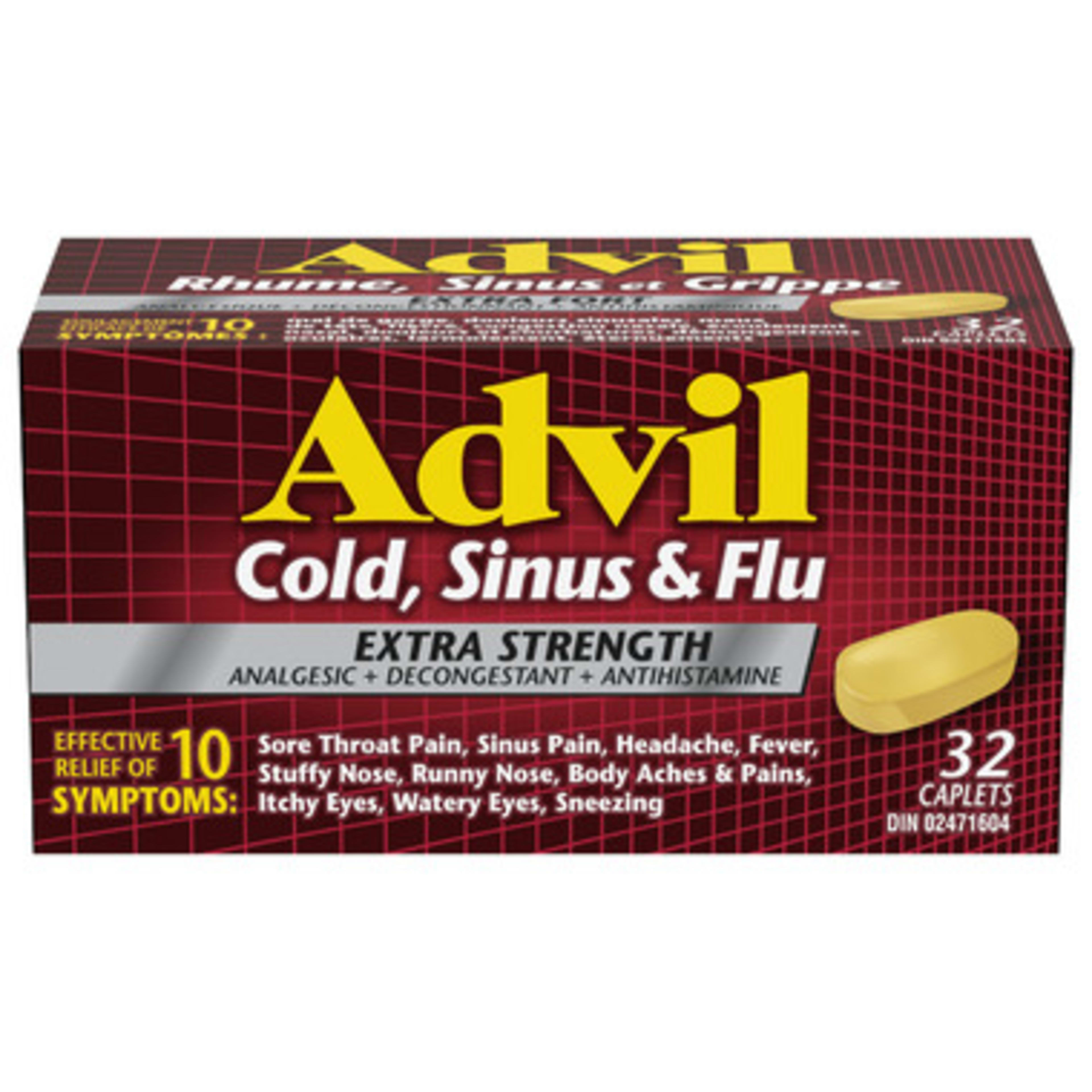 Advil Cold, Sinus & Flu Extra Strength 32 Caplets