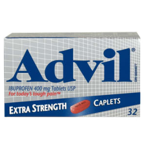 Advil Ibuprofen Tablets USP 400 mg Extra Strength 32 Caplets