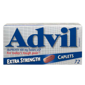 Advil Extra Strength 400mg Caplets 72 Count