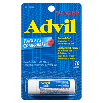 Advil Ibuprofen Tablets USP 200 mg 10 Tablets