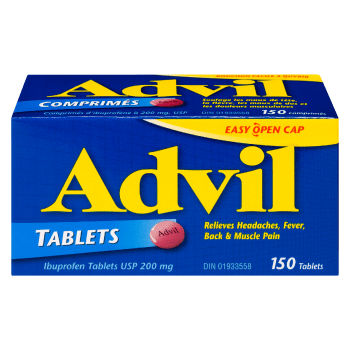 Advil Ibuprofen Tablets USP 200 mg 150 Tablets