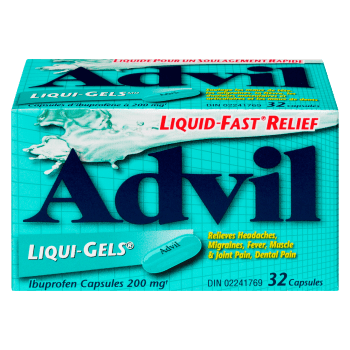 Advil Liqui-Gels Ibuprofen Capsules 200 mg 32 Capsules