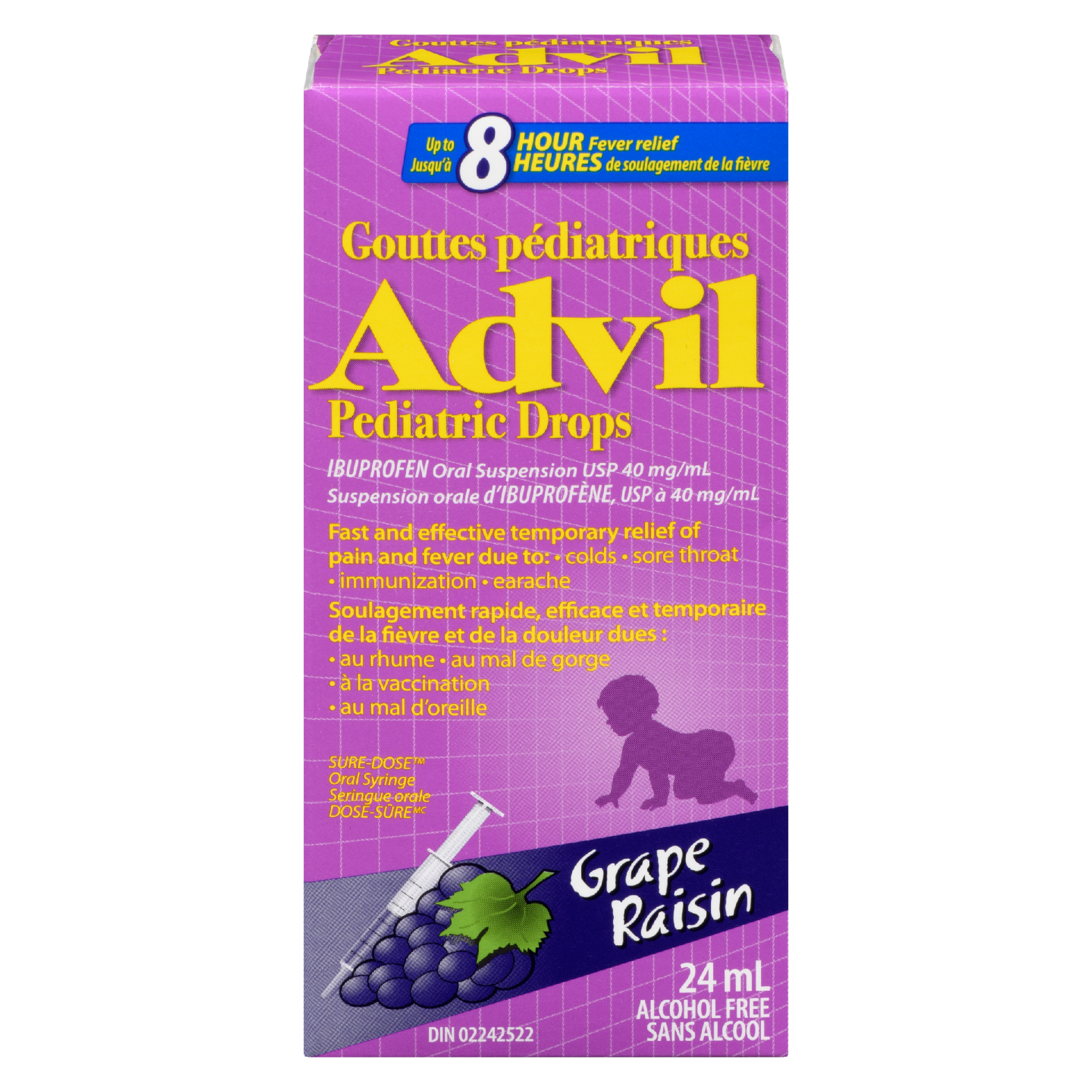 Advil Pediatric Drops Grape 24 ml