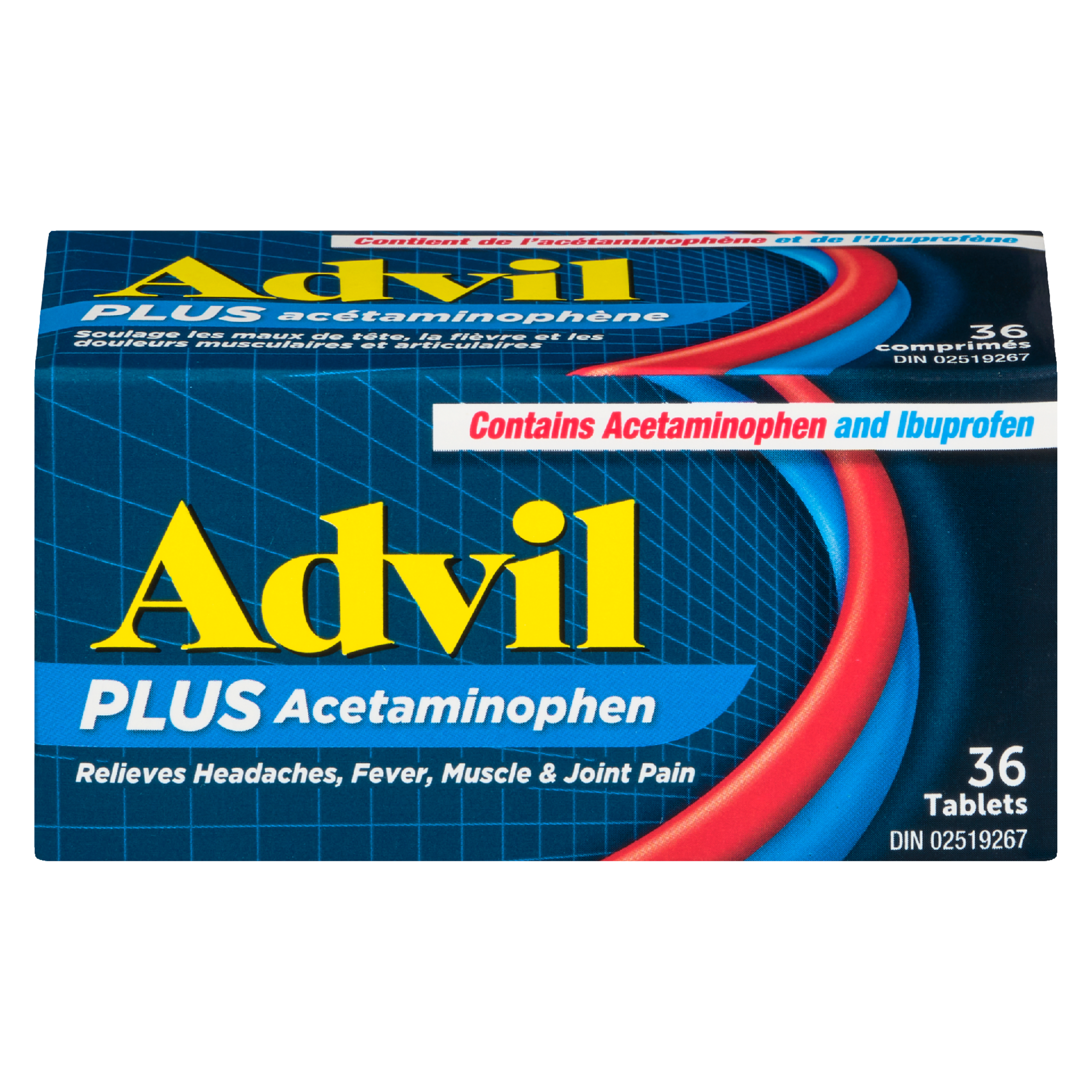 Advil Plus Acetaminophen 36 Tablets