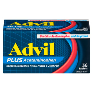 Advil Plus Acetaminophen 36 Tablets