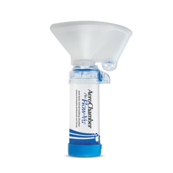 AeroChamber Plus Flow-Vu Anti-Static Valved Holding Chamber Youth 5+ Years
