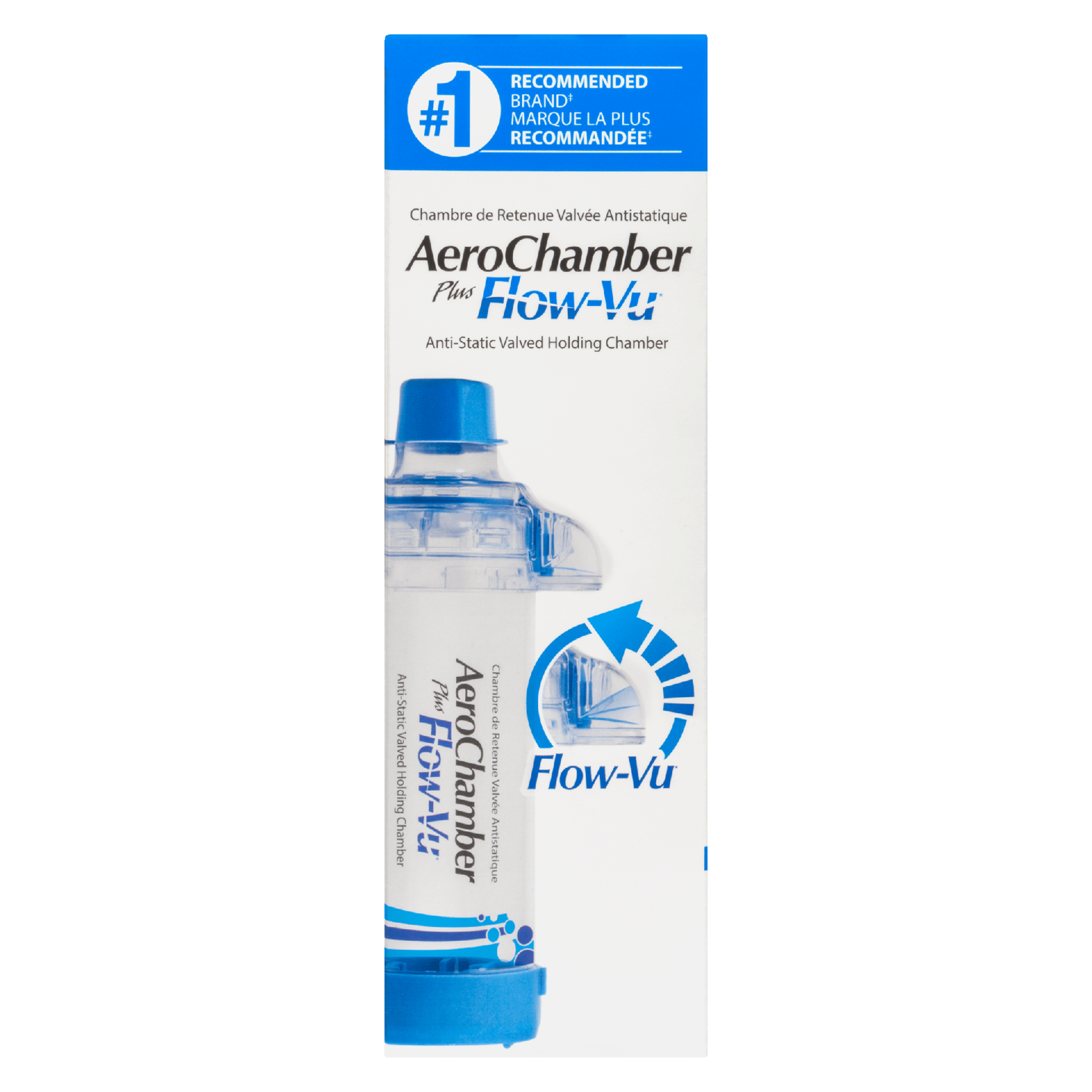 AeroChamber Plus Flow-Vu Anti-Static Valved Holding Chamber Adult