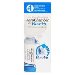 AeroChamber Plus Flow-Vu Anti-Static Valved Holding Chamber Large Mask Adult