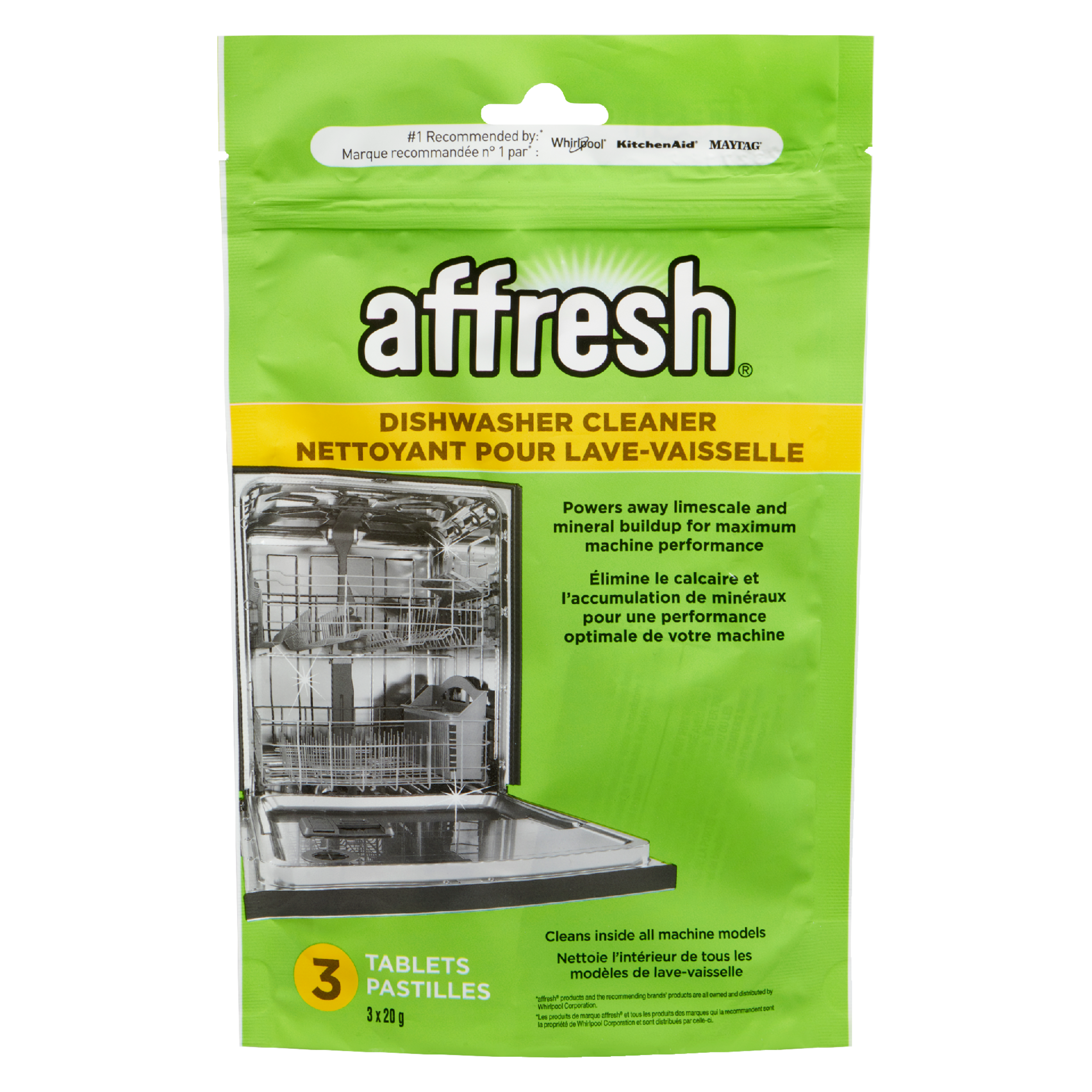 affresh Dishwasher Cleaner 3 Tablets x 20 g