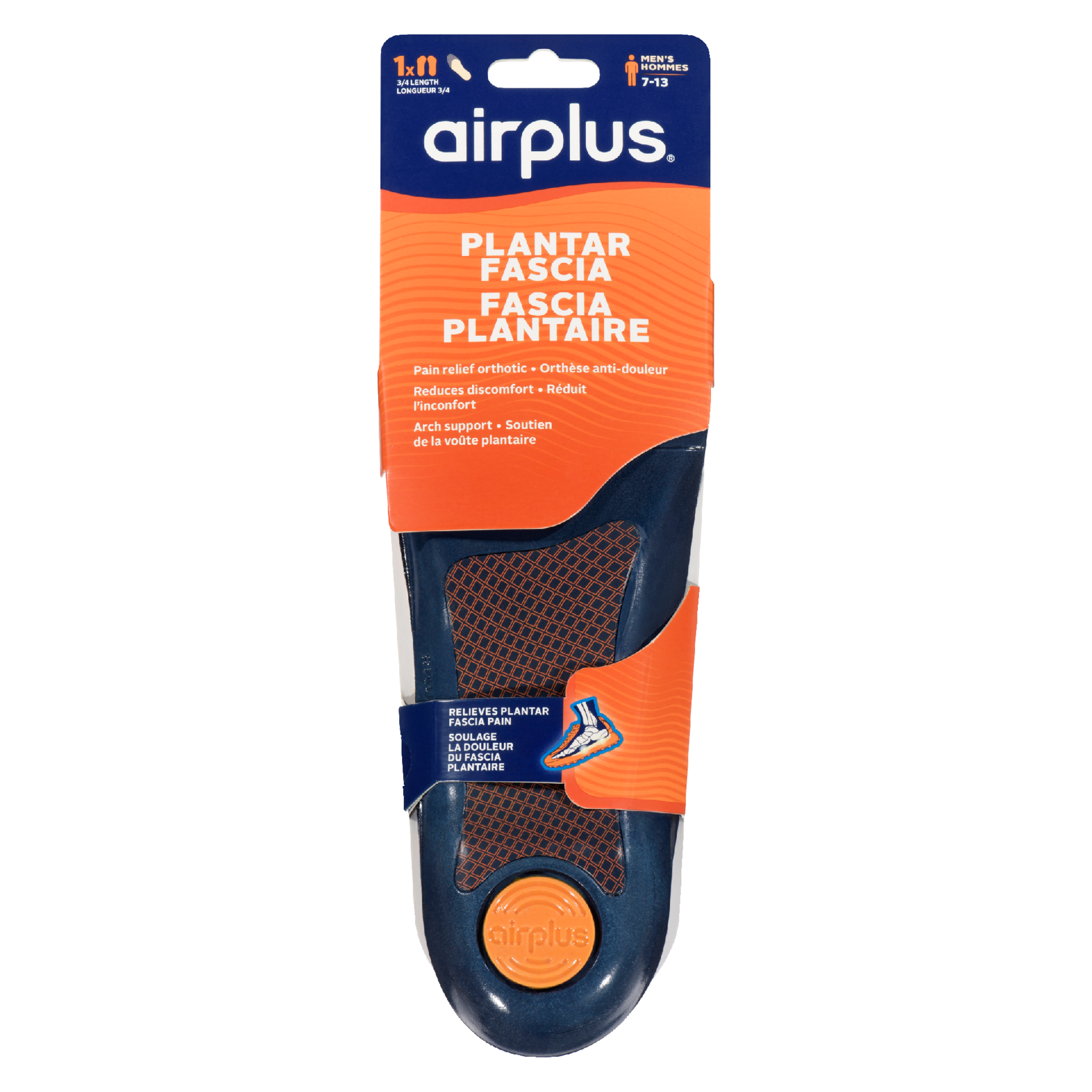Airplus Insoles Plantar Fascia Men's 7-13