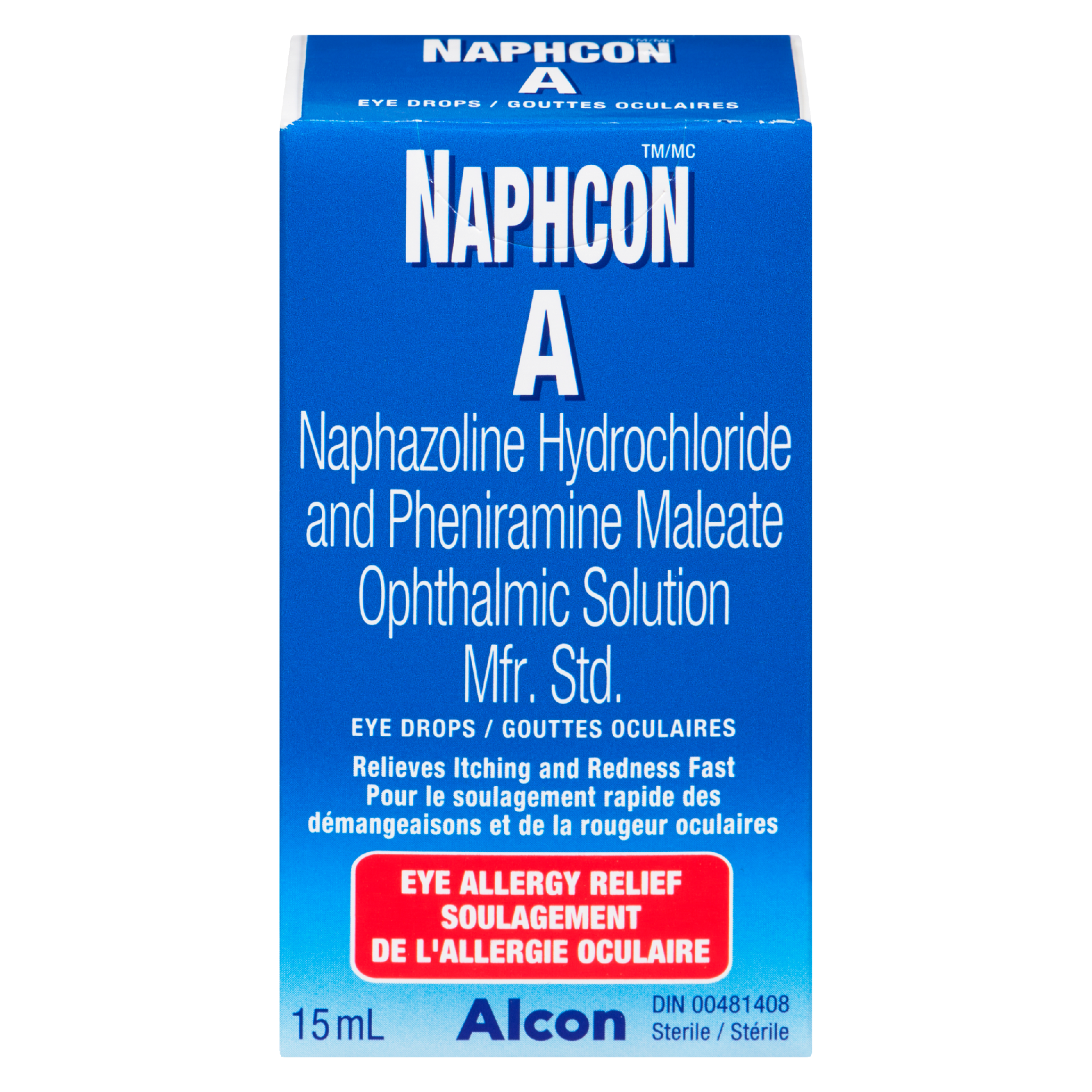 Alcon Naphcon A Eye Drops Eye Allergy Relief 15 ml