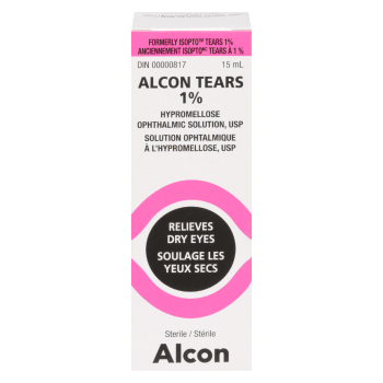 Alcon Tears 1% Hypromellose Ophthalmic Solution, USP 15 ml