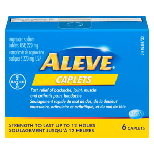 Aleve Naproxen Sodium Tablets USP, 220 mg 6 Caplets