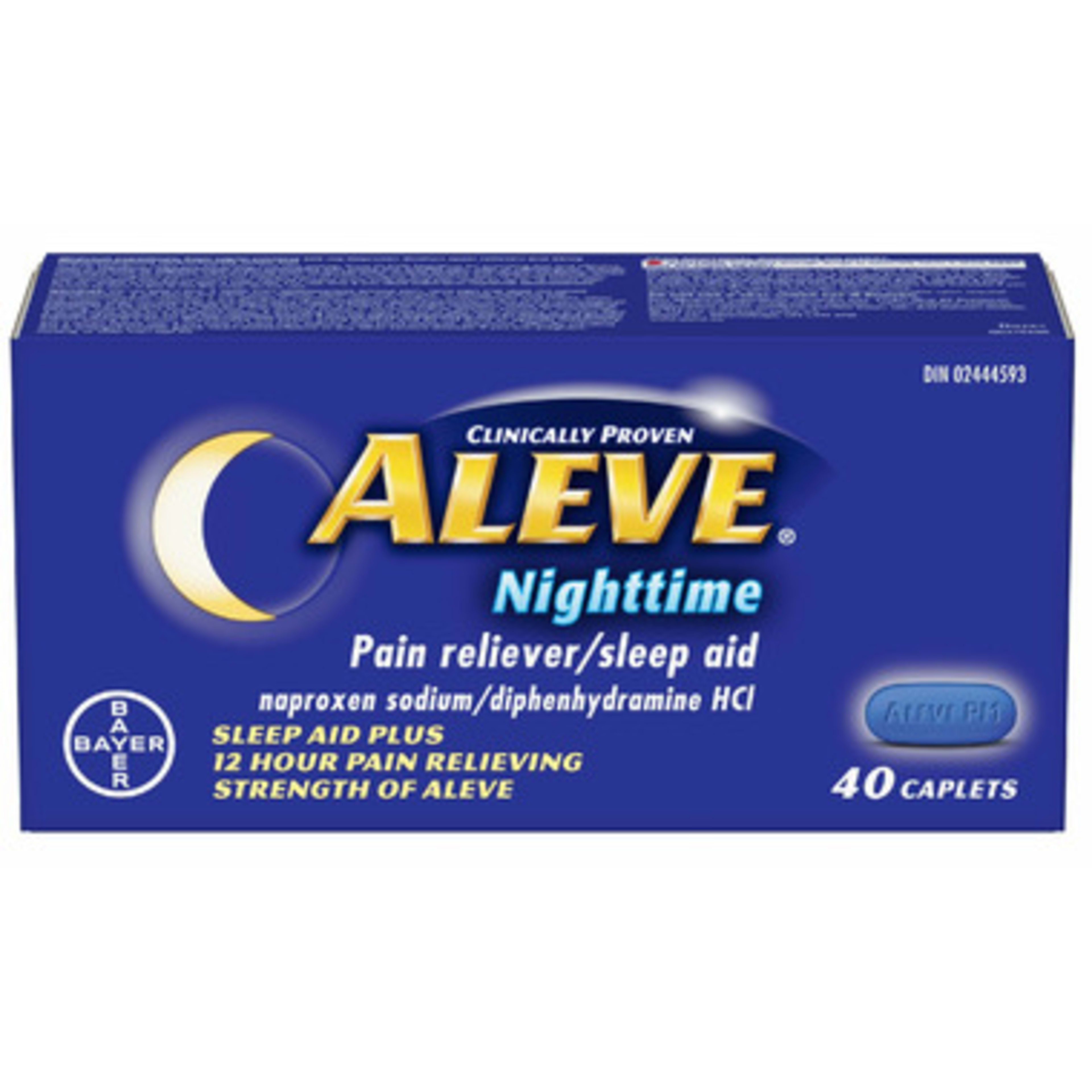 Aleve Caplets Nighttime 40 Caplets