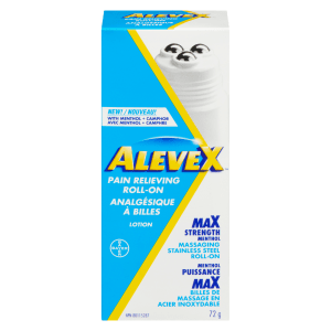 AleveX Pain Relieving Roll-On Lotion 72 g