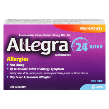 Allegra 24 Hour Antihistamine Trial Pack 6 Tablets