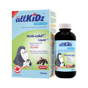 allKiDz Anti-cold Liquid Organic Elderberry Extract ElderCraft (100 mL)