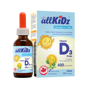 allKiDz Vitamin D3 Drops for babies (25 mL, 100 Servings)