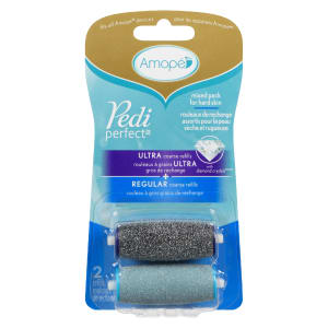 Amopé Pedi Perfect 2 Replacement Roller Heads with Diamond Crystals
