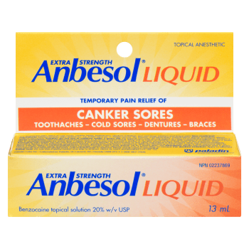 Anbesol Topical Anesthetic Liquid Extra Strength 13 ml