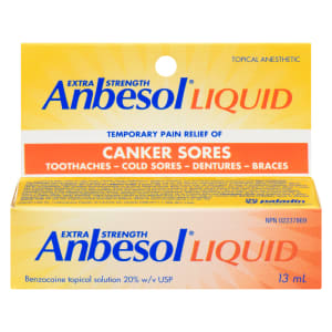 Anbesol Topical Anesthetic Liquid Extra Strength 13 ml