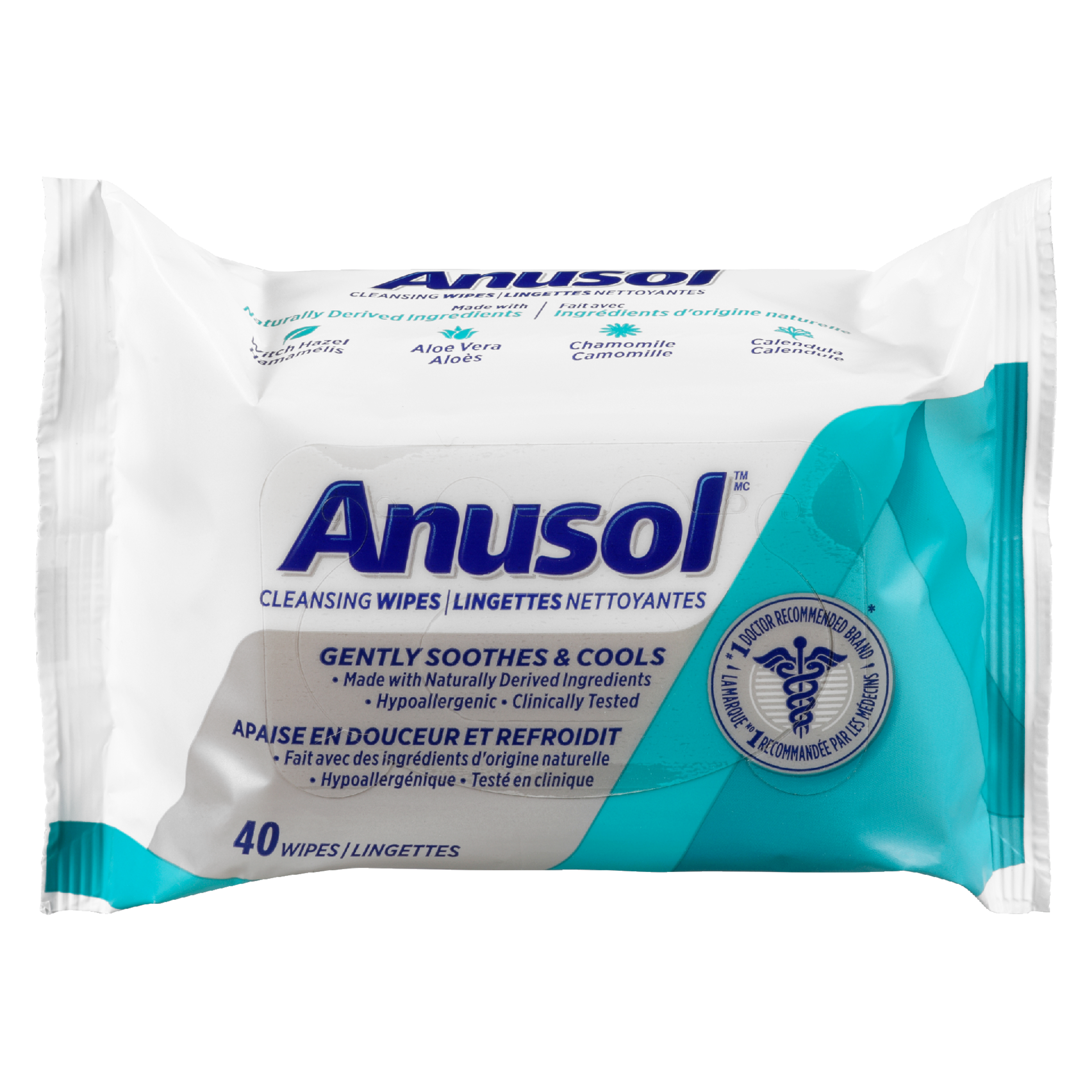 Anusol Cleansing Wipes 40 Wipes