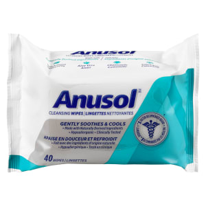 Anusol Cleansing Wipes 40 Wipes