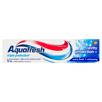 Aquafresh Triple Protection Fluoride Toothpaste Cavity Protection + Fresh Mint 90 ml