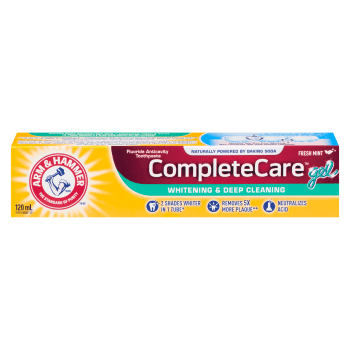 Arm & Hammer Complete Care Gel Fluoride Anticavity Toothpaste Fresh Mint 120 ml