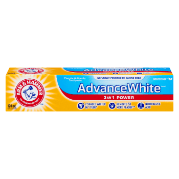 ARM & HAMMER Fluoride Anticavity Toothpaste Advance White 3 in 1 Power Winter Mint 120 ml