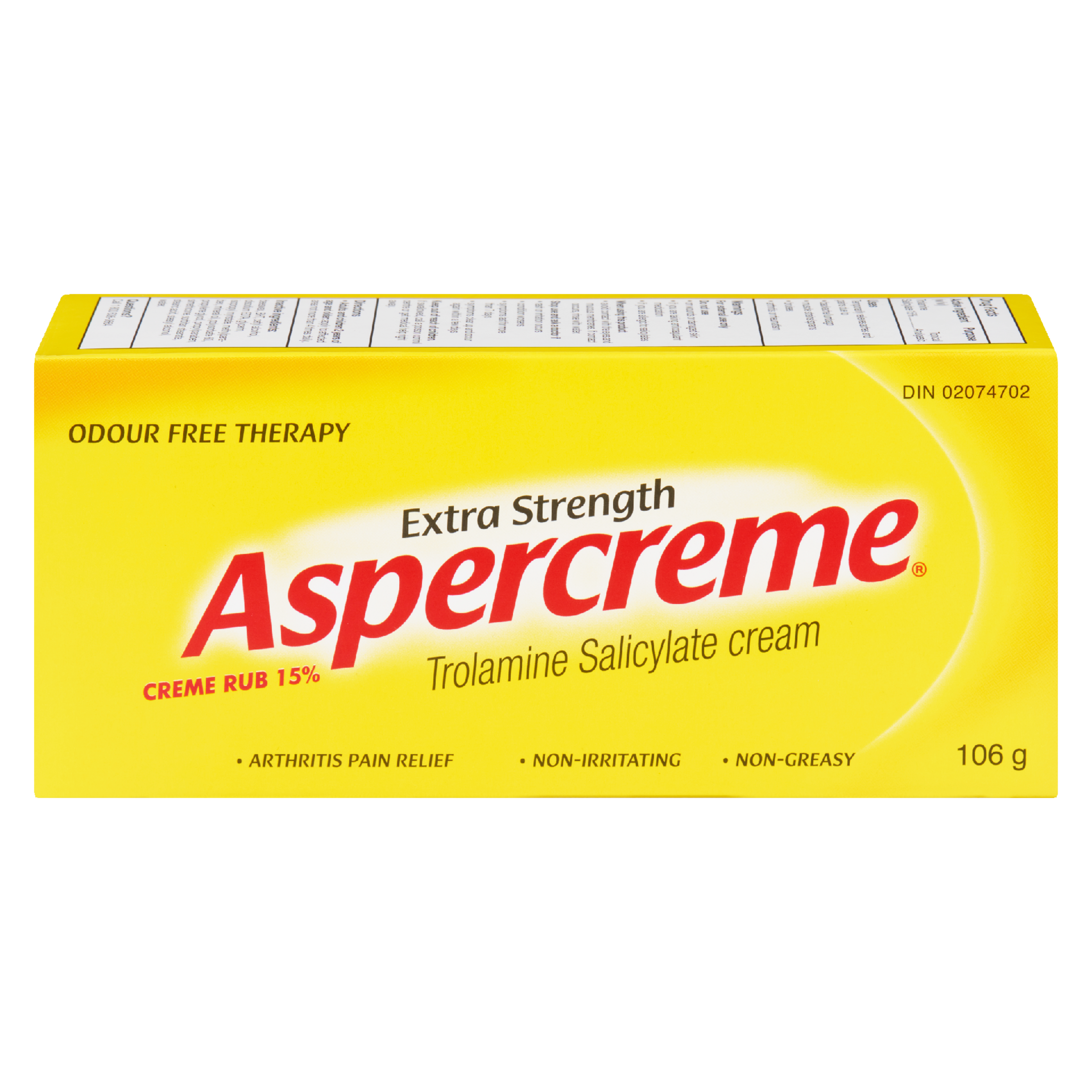 Aspercreme Trolamine Salicylate Cream Extra Strength 106 g