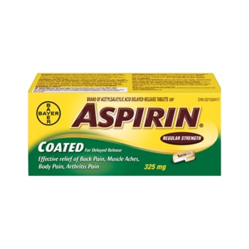 Aspirin Coated Caplets