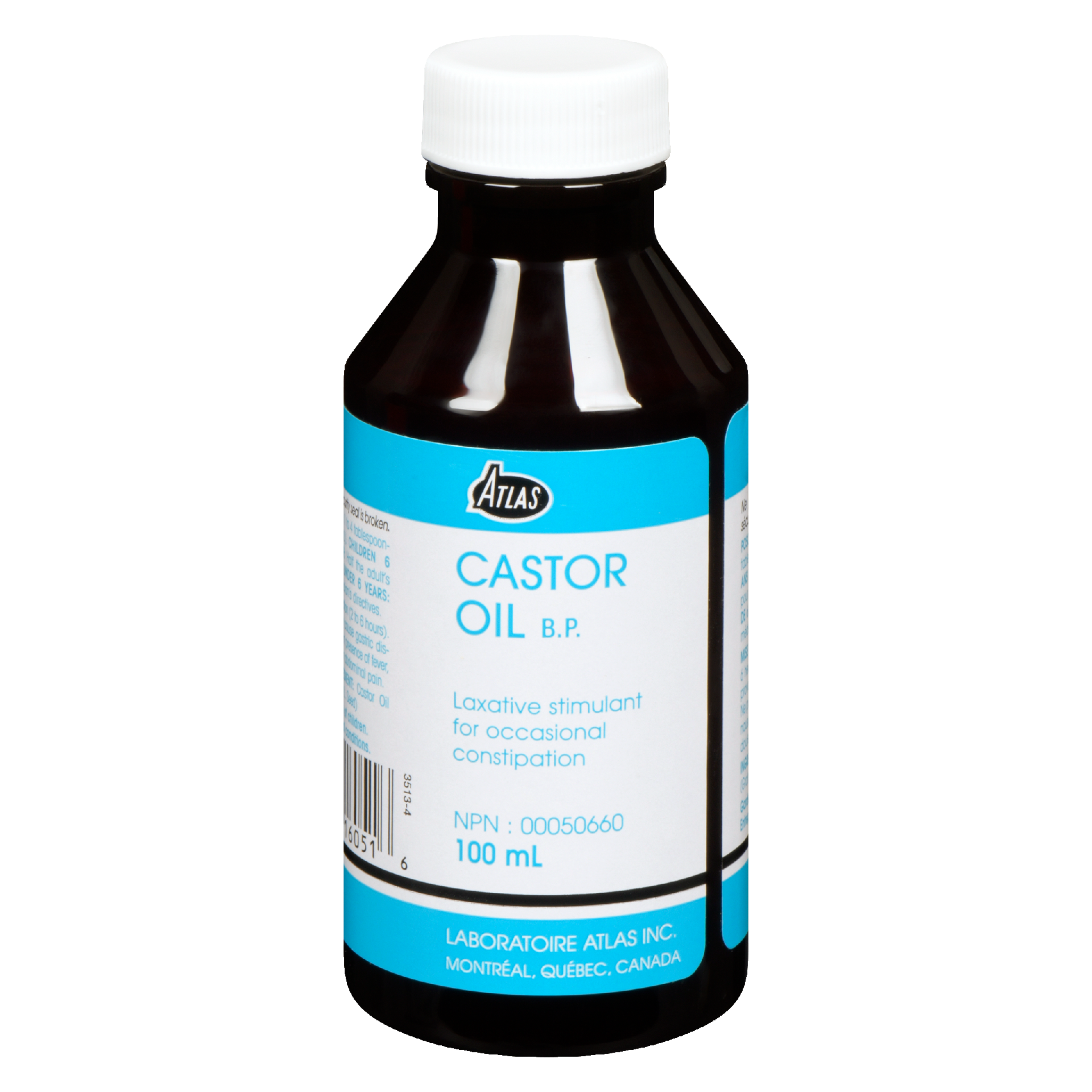 Atlas Castor Oil B.P. 100 ml