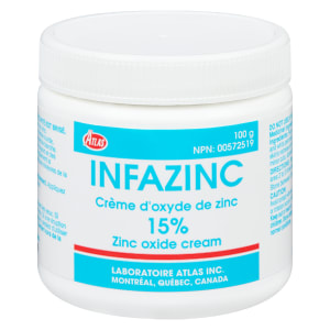 Atlas Infazinc 15% Zinc Oxide Cream 100 g