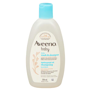 Aveeno Baby Daily Wash & Shampoo Natural Oat, Lightly Scented 236 ml