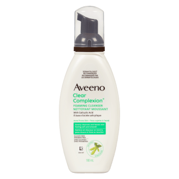 Aveeno Clear Complexion Foaming Cleanser Soy Extract 180 ml