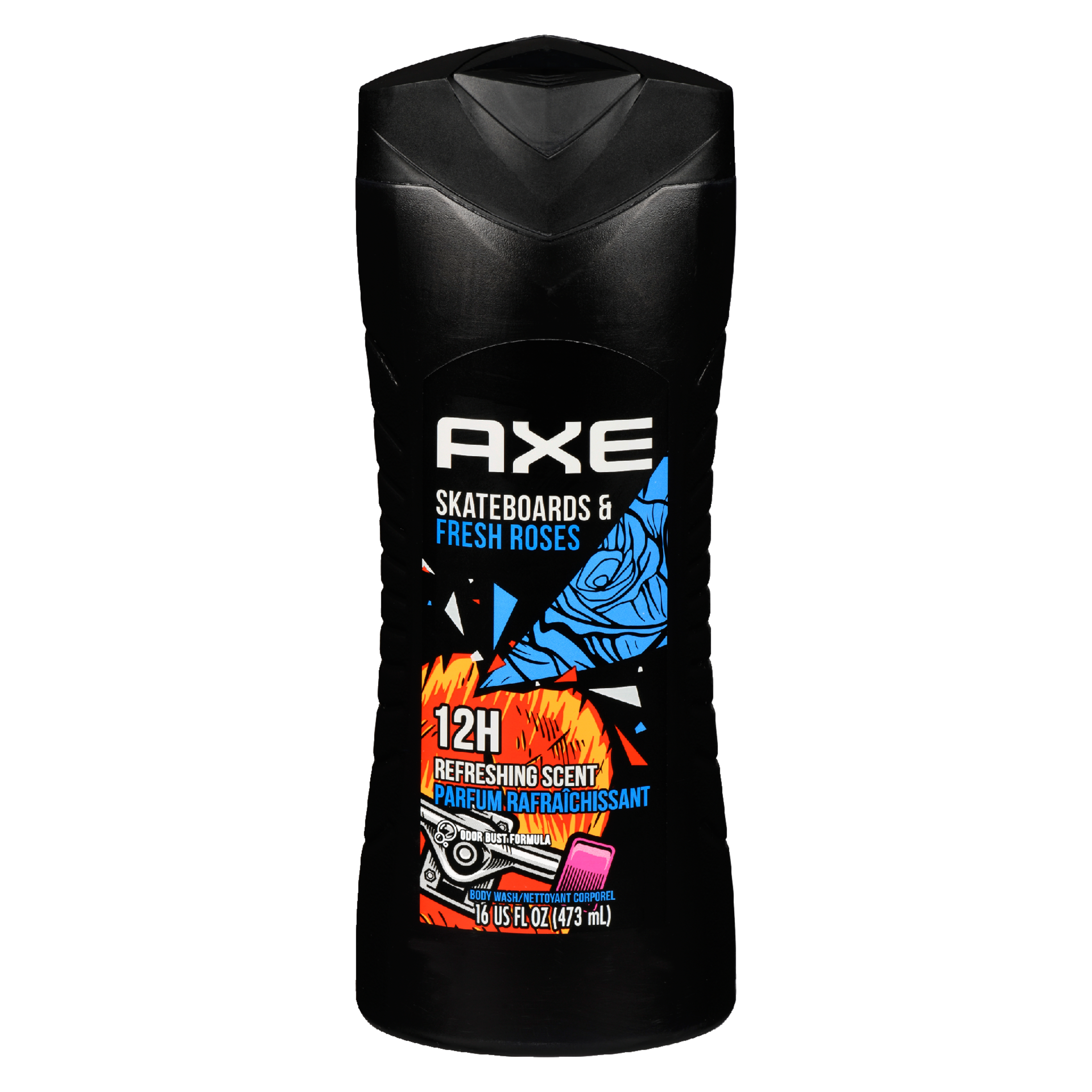 Axe Body Wash Skateboards & Fresh Roses 473 ml