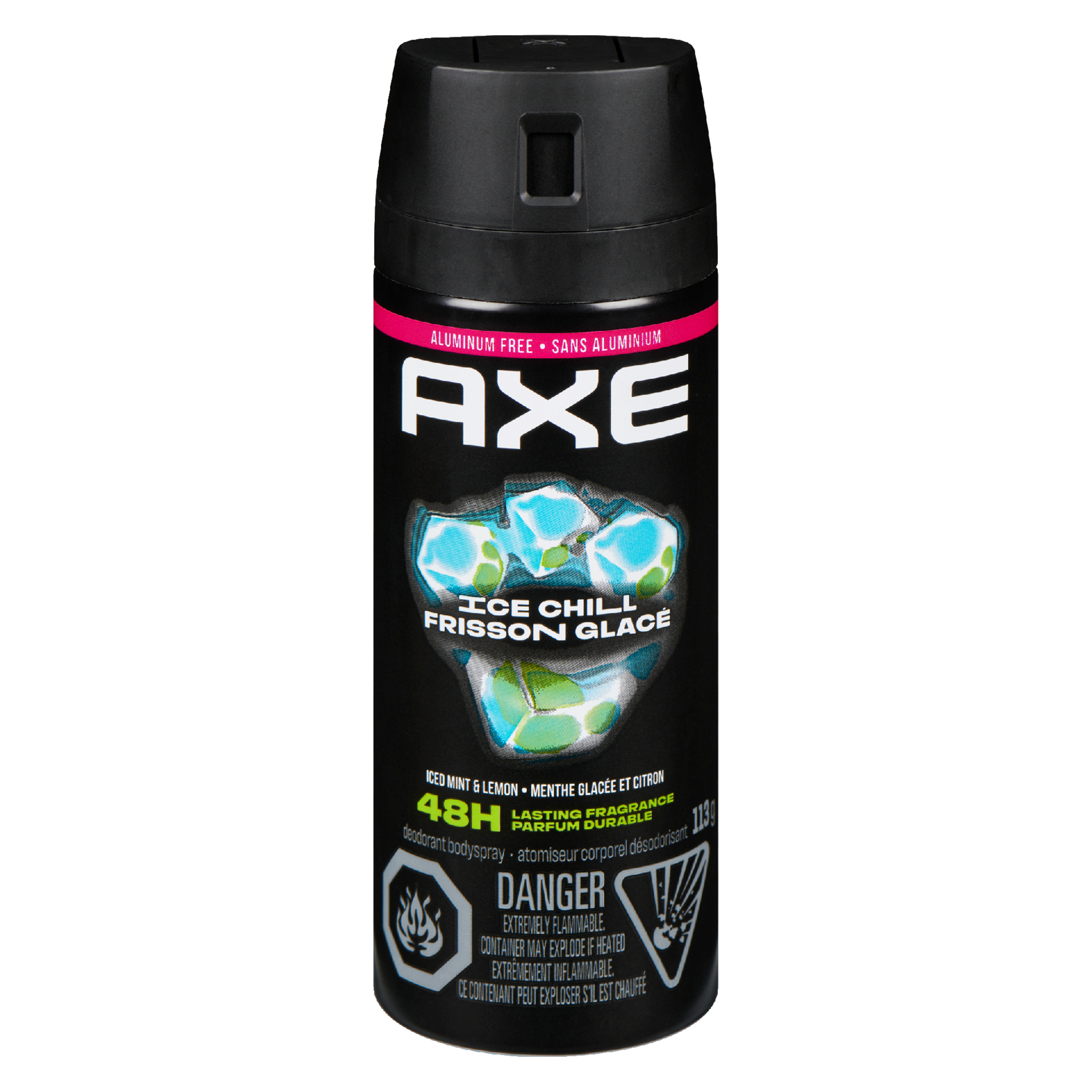 Axe Deodorant Body Spray Ice Chill Iced Mint & Lemon 113 g