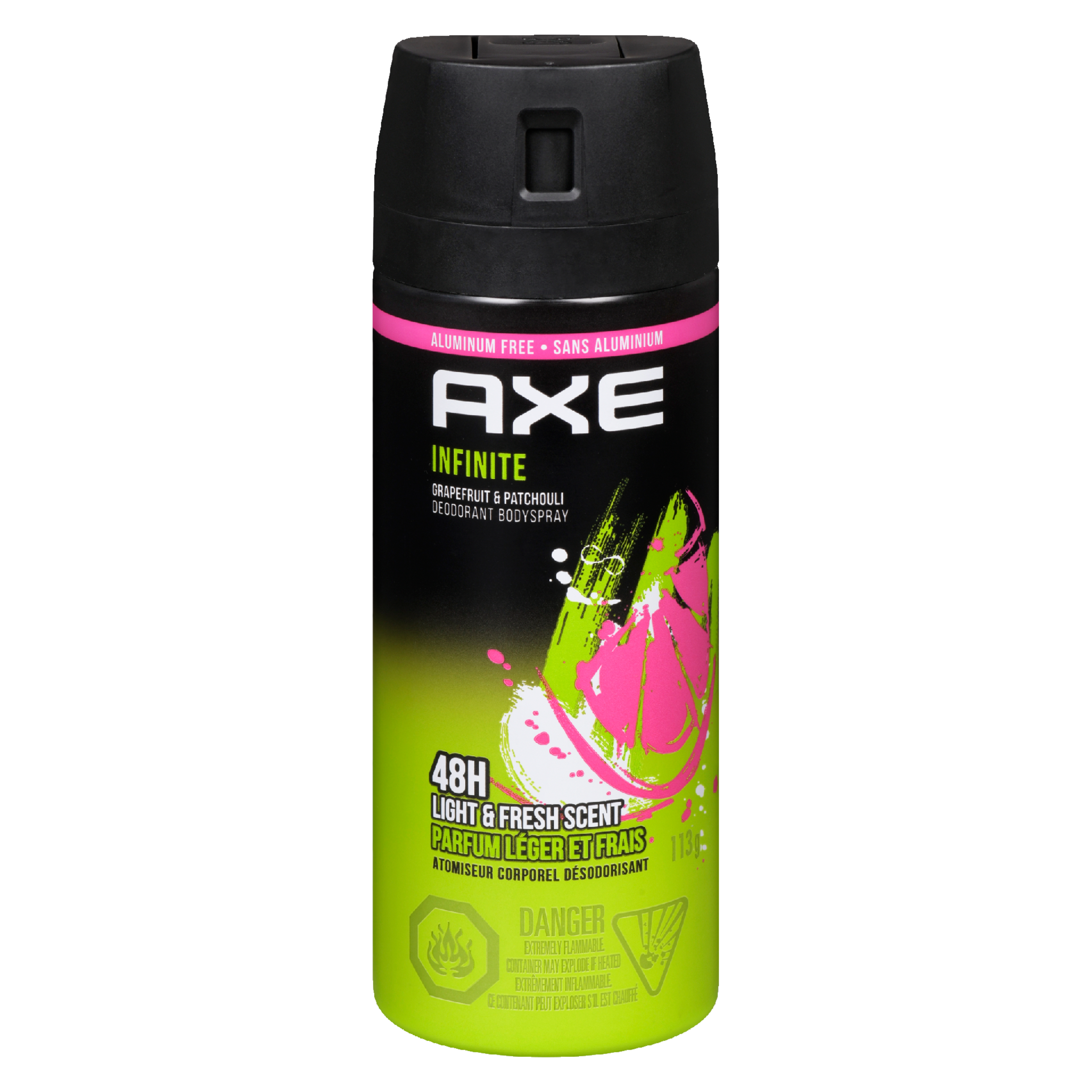 Axe Deodorant Bodyspray Infinite Grapefruit & Patchouli 113 g